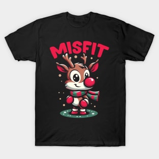 Misfit Reindeer - Rudolph the Red-Nosed T-Shirt